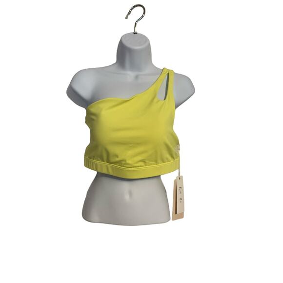 Love Tree NWT Bra Medium Moisture Wicking  Yellow Women's Sports Padded Bra - Picture 1 of 6